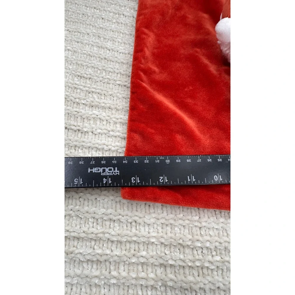 Santa Claus Baby Security Blanket Lovey Red Plush Stuffed Animal Toy Kid Nursery